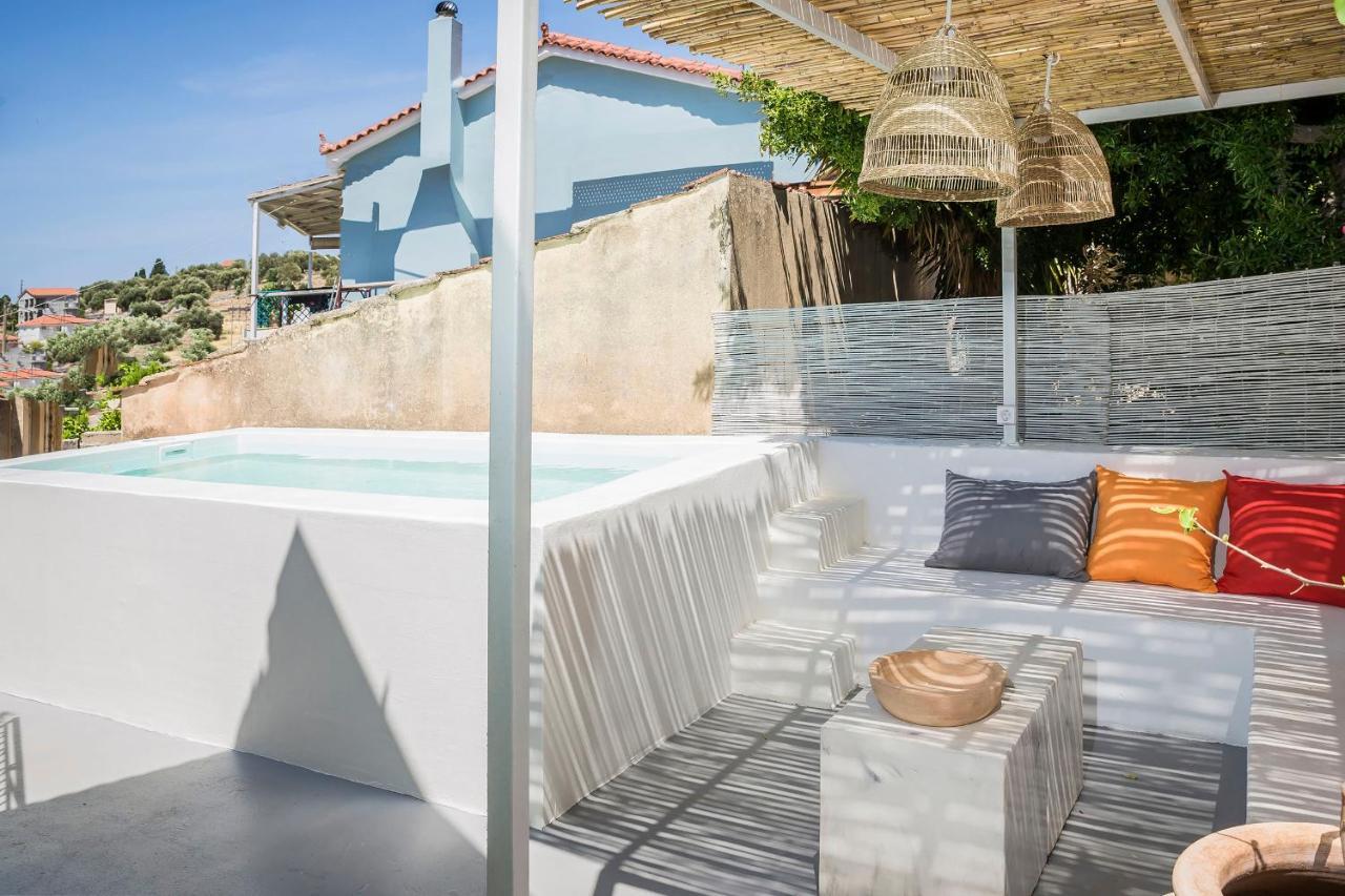 Bohemian Nest - Cheerful 2-Bedroom Villa With Pool Dhavgáta Zewnętrze zdjęcie